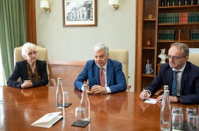 Prim-ministrul Dorin Recean a avut o întrevedere cu Didier Reynders